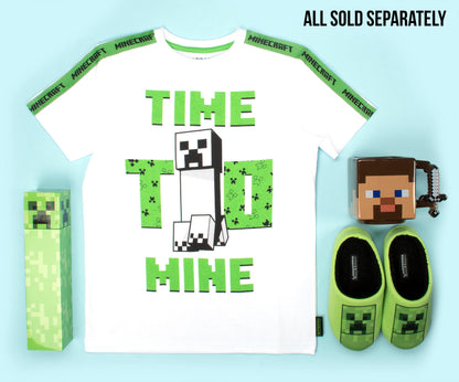 Minecraft 'Time to Mine' T-Shirt - White