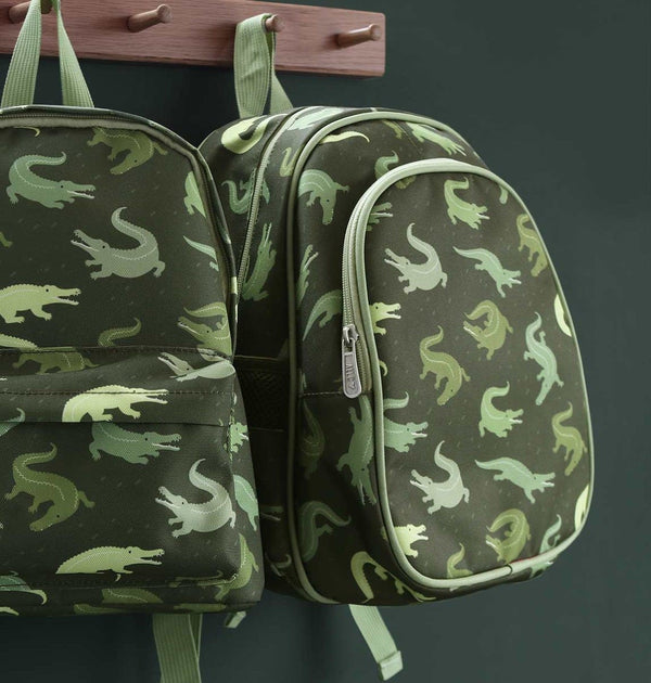 Sac à dos enfant - Crocodiles – vue 2 – A Little Lovely Company