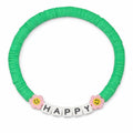 Bracelet Amitié Swifties HAPPY - Vert