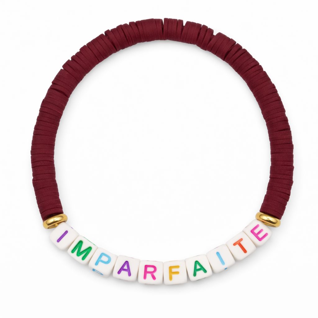 Bracelet Amitié Swifties IMPARFAITE - BORDEAUX