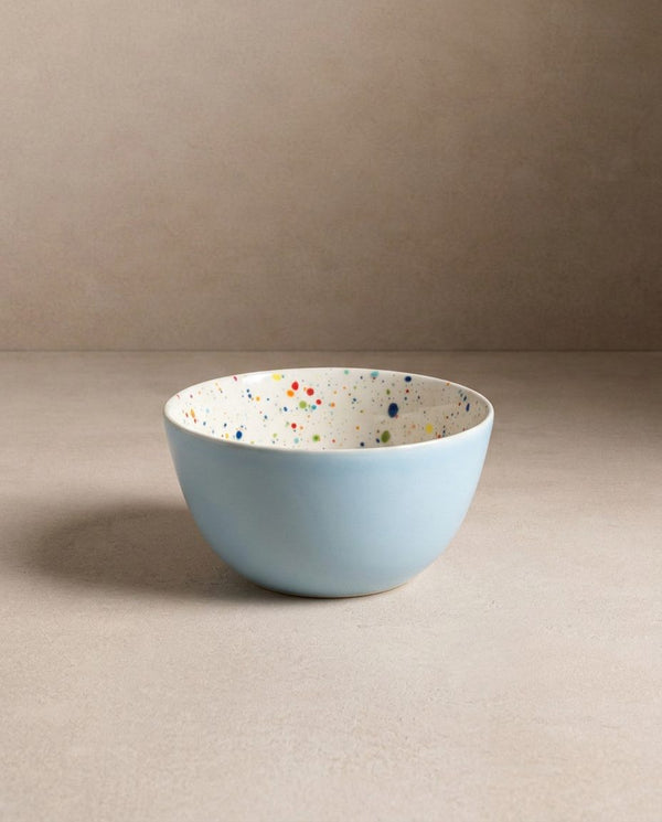 Breeze Party Stoneware Bowl 16cm Blue