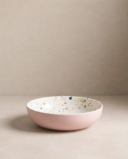 Breeze Party Duo Stoneware 10 Piece Set Pink
