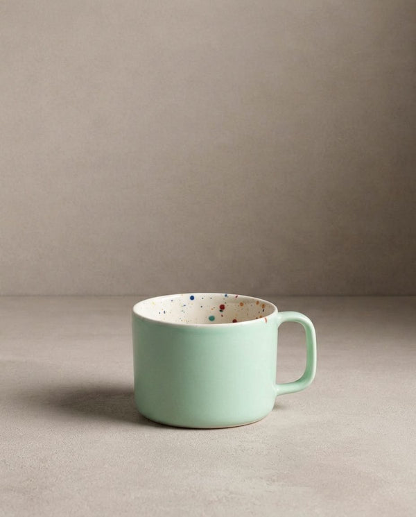 Breeze Party Stoneware Mug 450ml Green