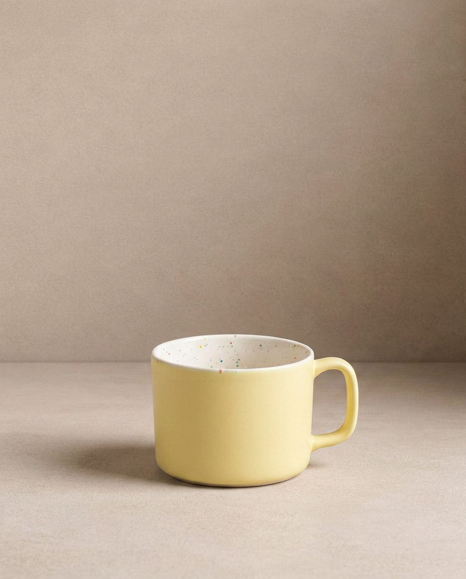 Breeze Party In/Out Stoneware Duo Set Mug 450ml Yellow