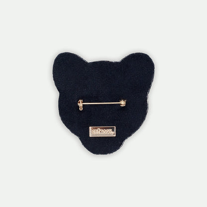 Black Leopard - Brooch