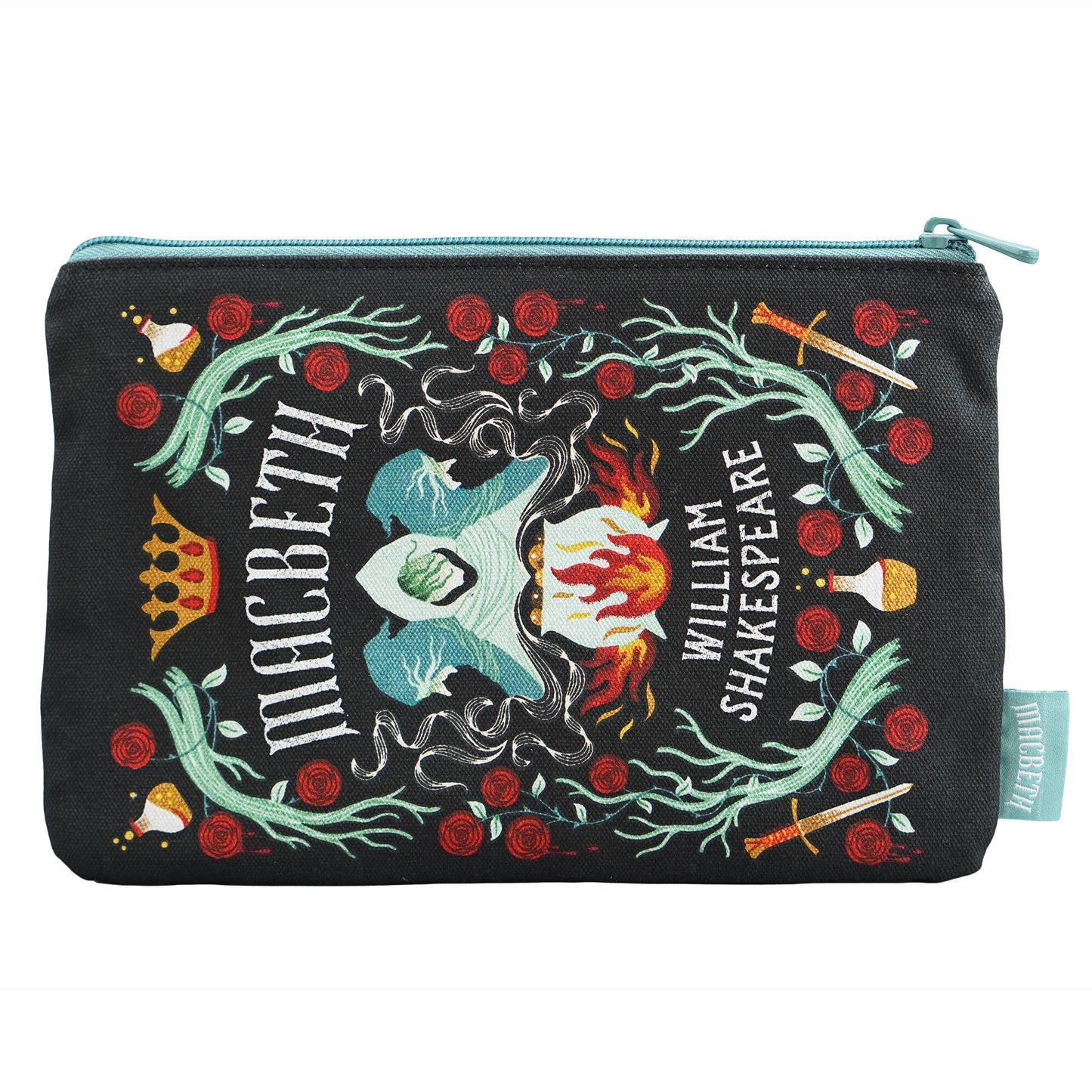 Cotton travel pouch (16 cm x 24 cm) - Macbeth (Shakespeare)