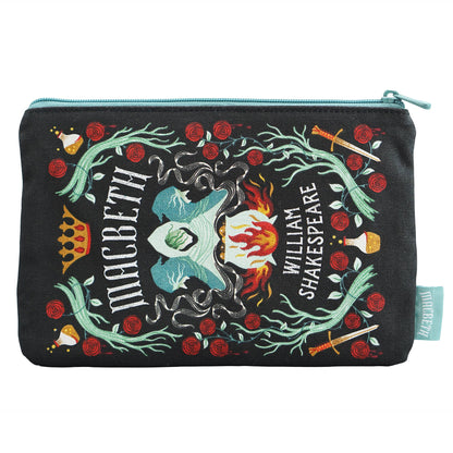 Cotton travel pouch (16 cm x 24 cm) - Macbeth (Shakespeare)