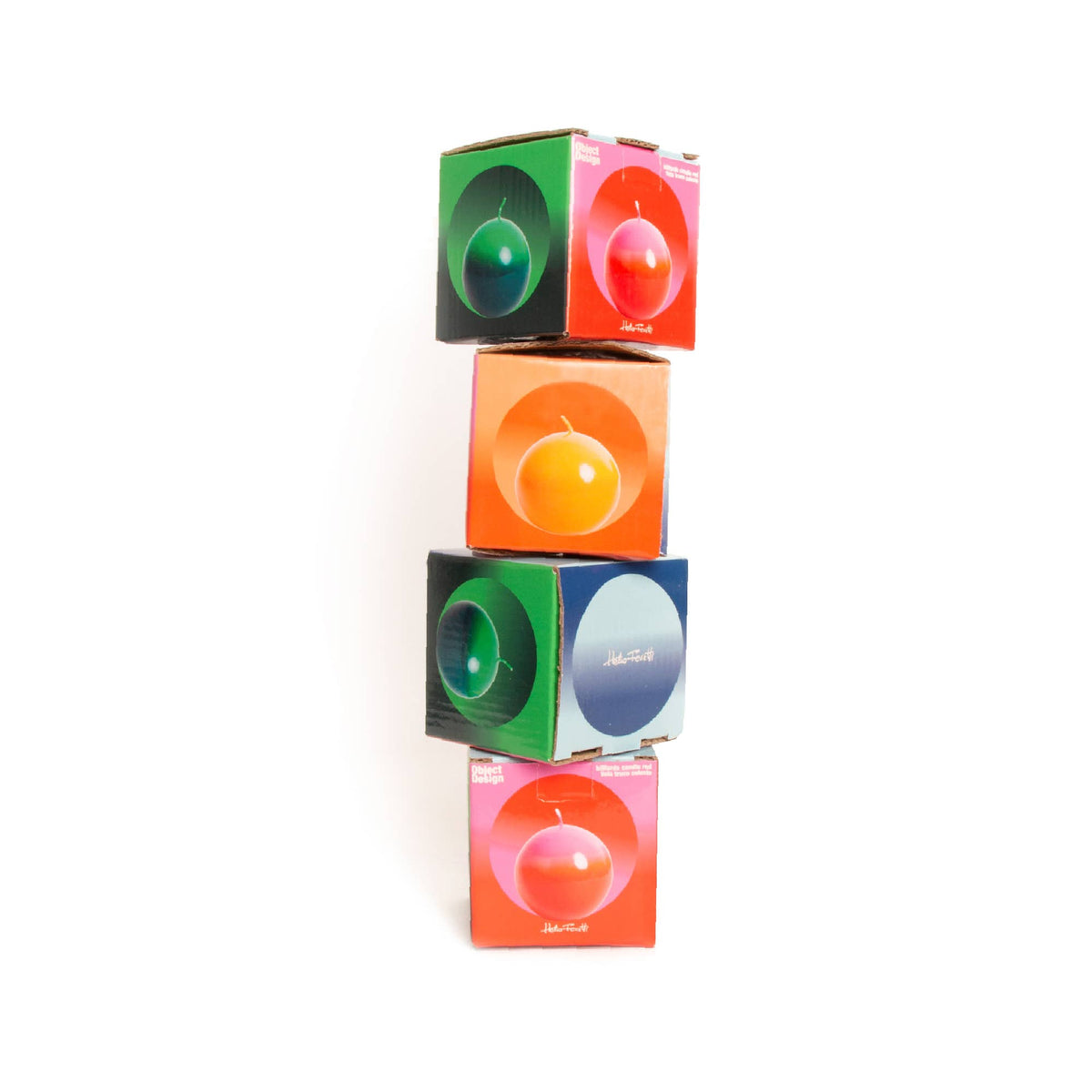 Gradient Flame Candle