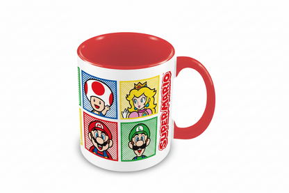 Mug Super Mario - Mario, Luigi, Toad et Peach