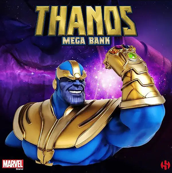 Marvel Deluxe Mega Bank Thanos Money Box
