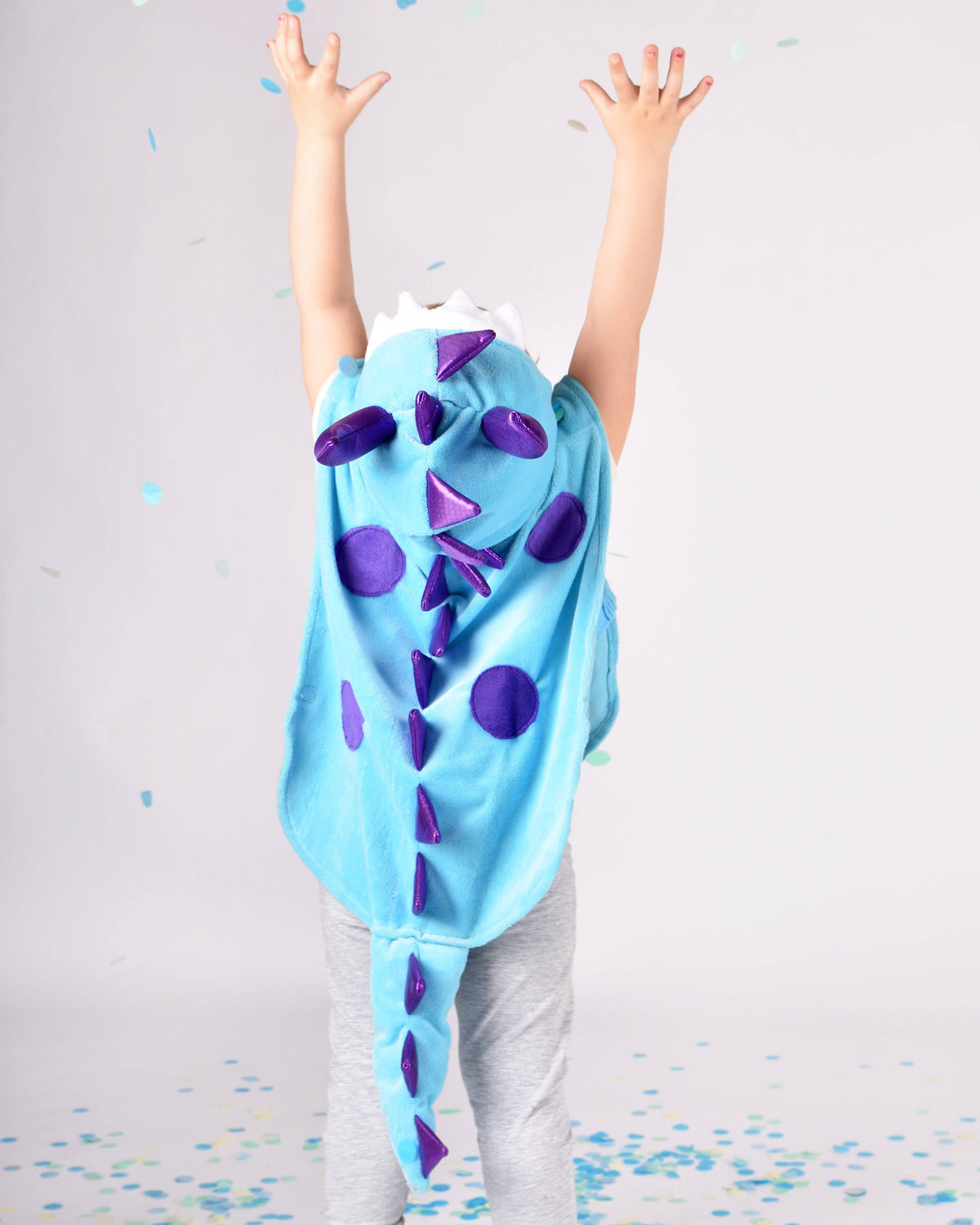 Cape Mini Monstre Bleu Taille 86-110 cm 1-4 ans