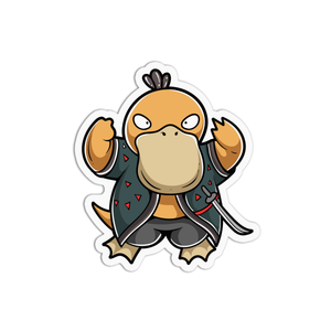 Samurai Duck Sticker