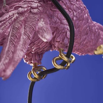 Pink Parrot Ceiling Light