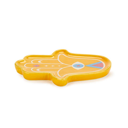 Yellow Lucky Hand Incense Holder