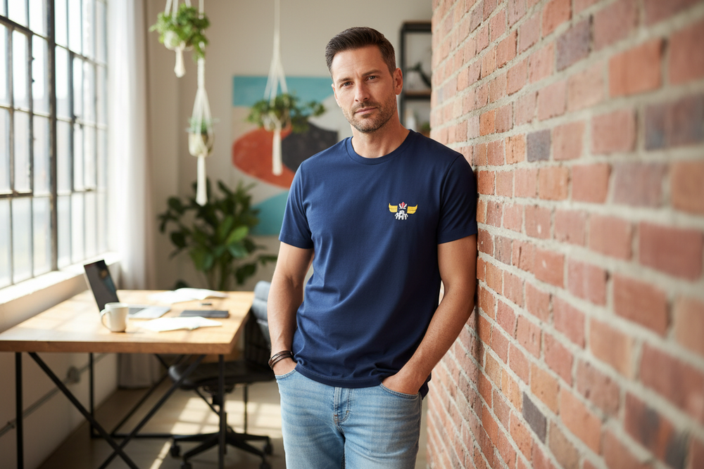 T-shirt brodé Goldorak