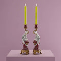 Leo kroonluchter, 2 varianten. Polyhars, 11 x 10,5 x 33 cm
