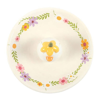 Floral Duck Trinket Dish