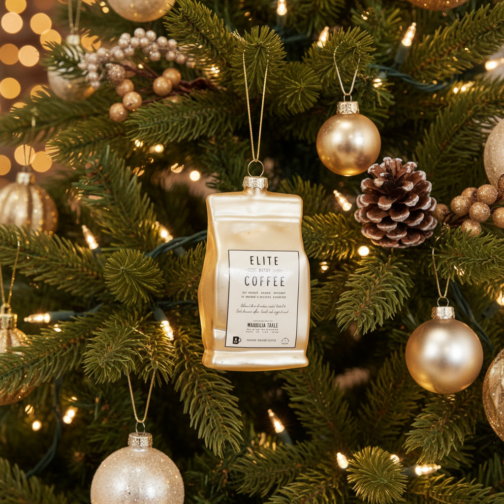 Coffee Bean Christmas Ball