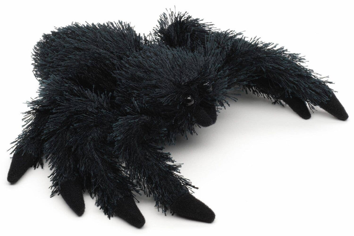 Black spider plush toy