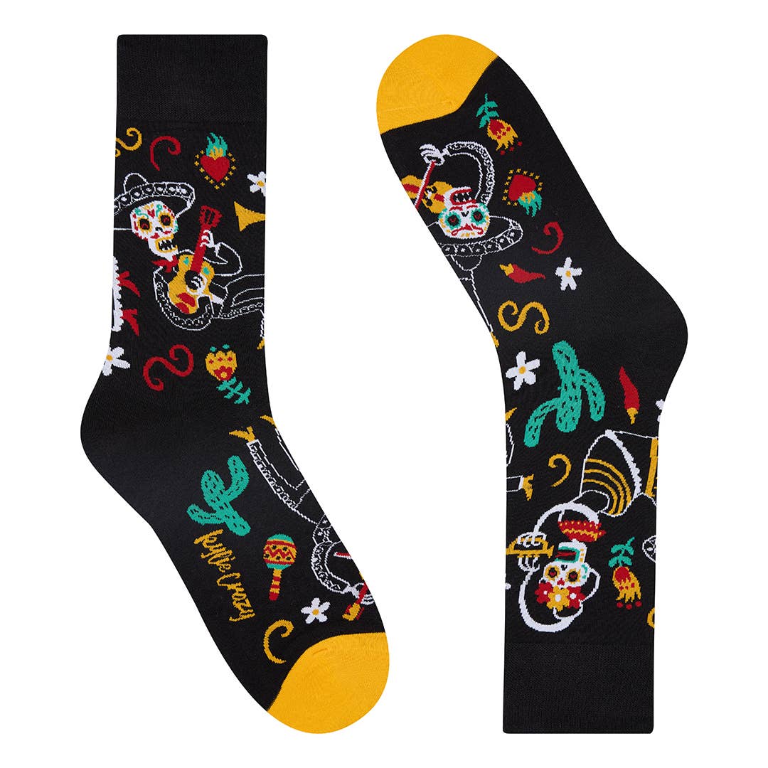 Unisex seamless cotton Mariachi socks