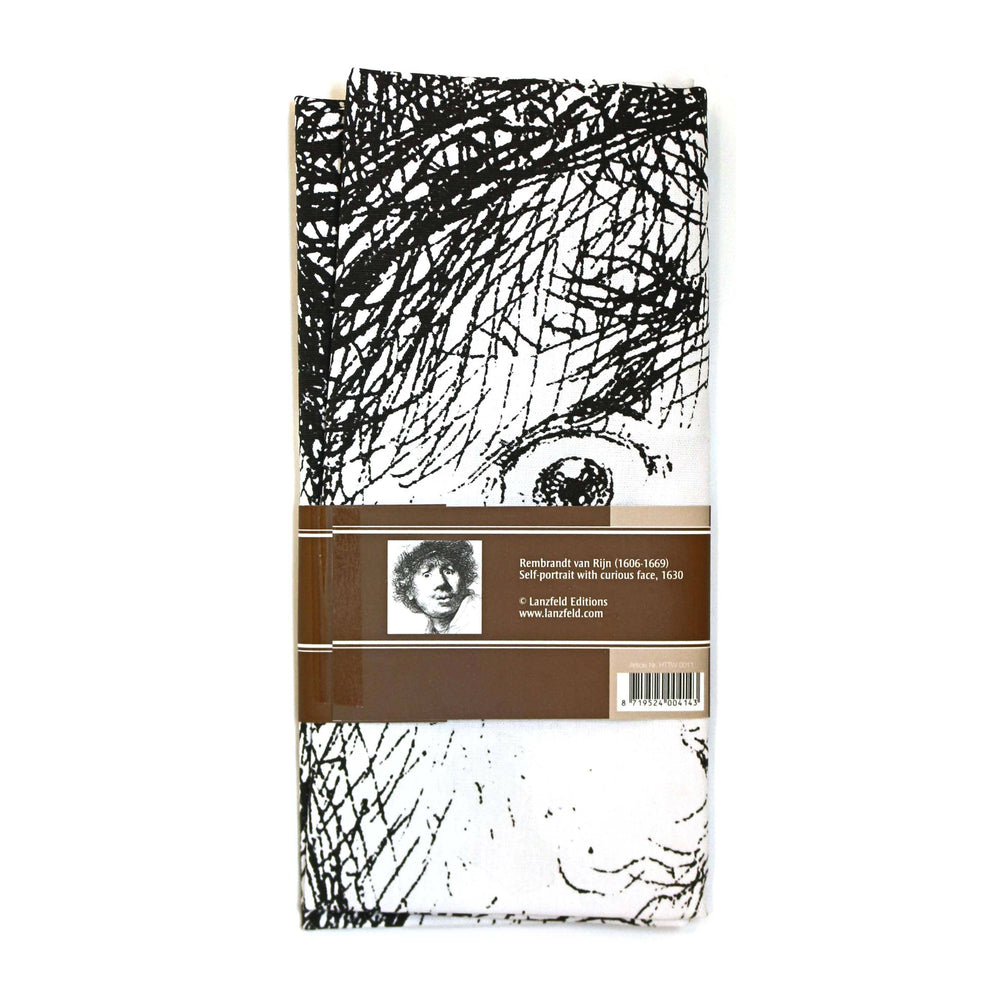Dishcloth, Rembrandt, Curious Face