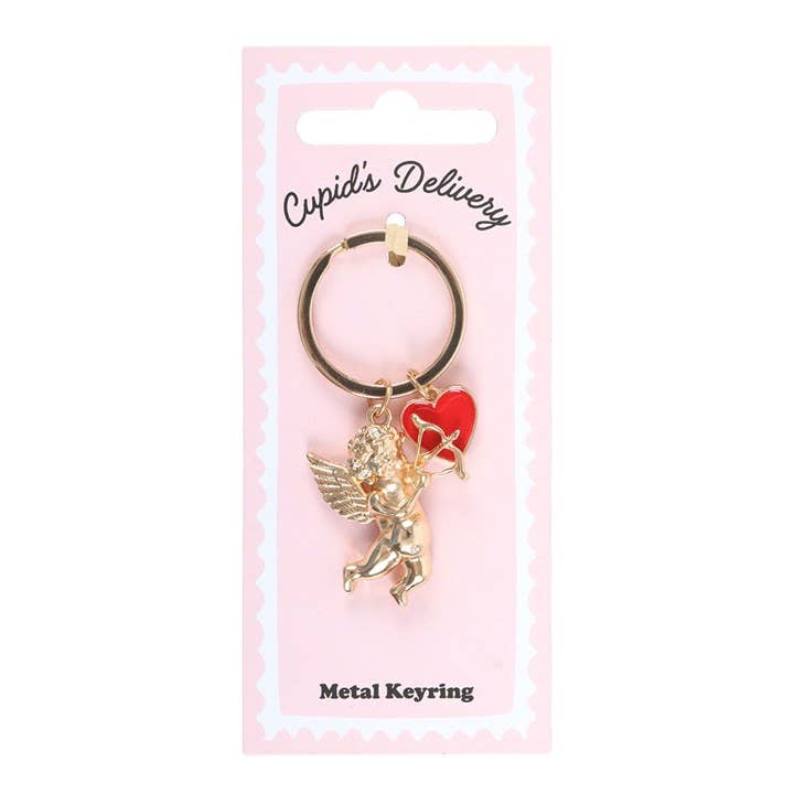 Valentine's Day Angel Keychain "Cupid's Delivery"