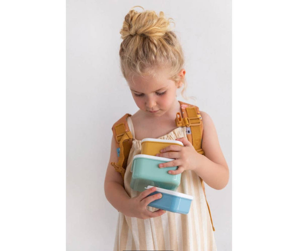 3 lunchboxen met dierenprint