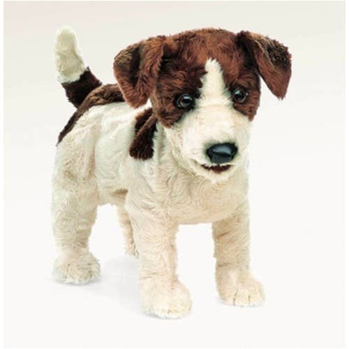 Jack Russell hand puppet