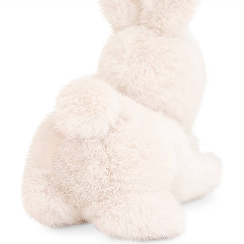 Ultra-soft white rabbit plush toy (20 cm) - 0+