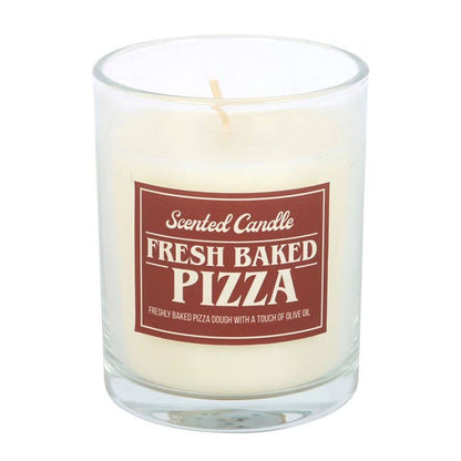 Freshly baked pizza scented candle