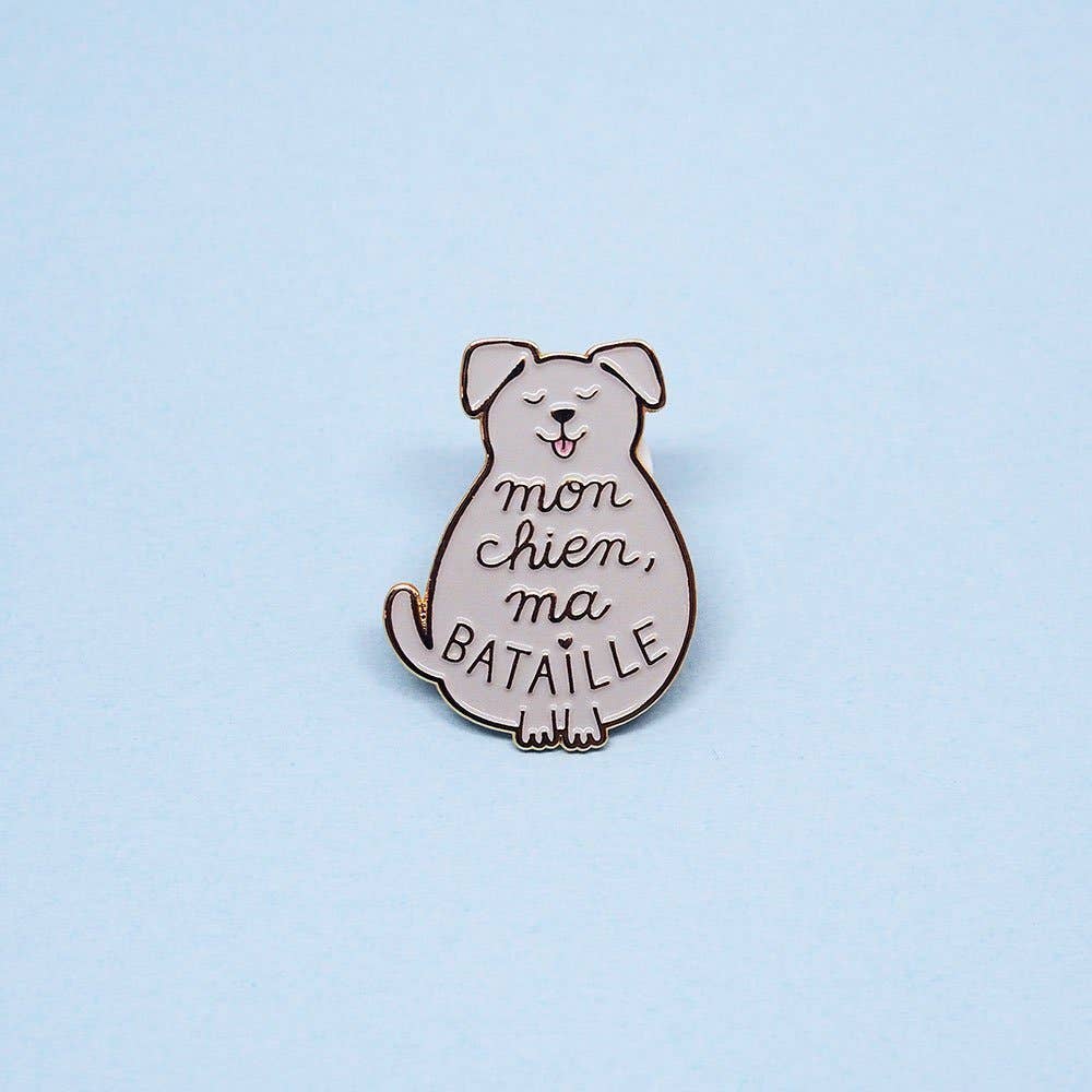 Pin's "Mon Chien, Ma Bataille"