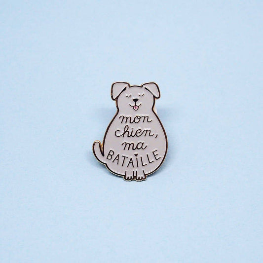 Pin's "Mon Chien, Ma Bataille"