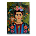 Geschirrtuch Frida Kahlo und ihr Affe