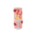 Vase à Fleurs - Vase Pornstar Martini - Céramique - Rose/Rouge - 14x12,5x28 cm