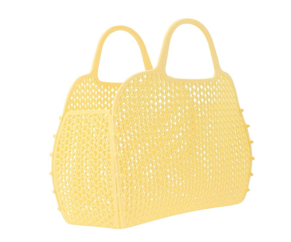 Retro-Tasche Zitronengelb – Monnëka