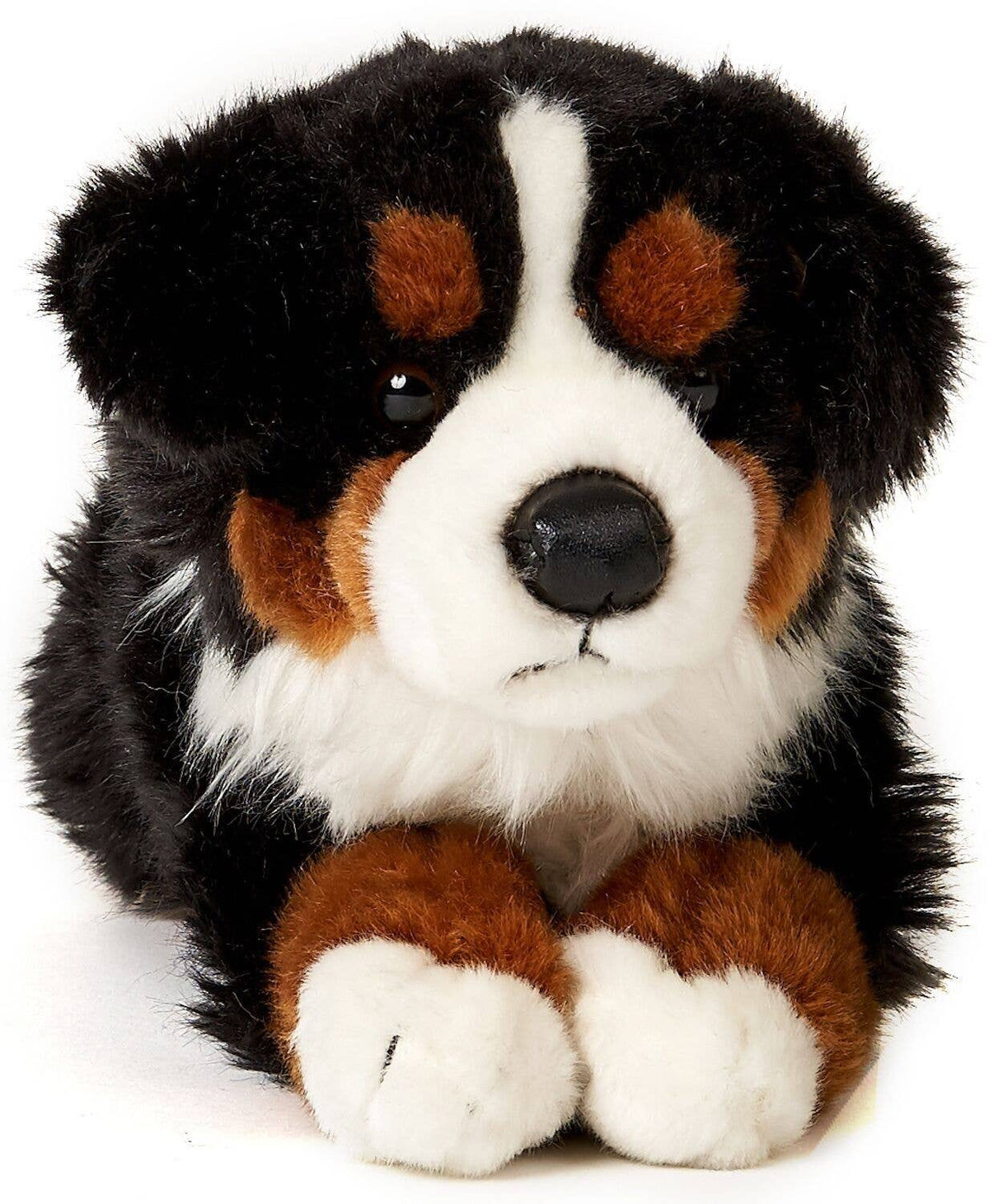 Bernese Mountain Dog lying plush toy