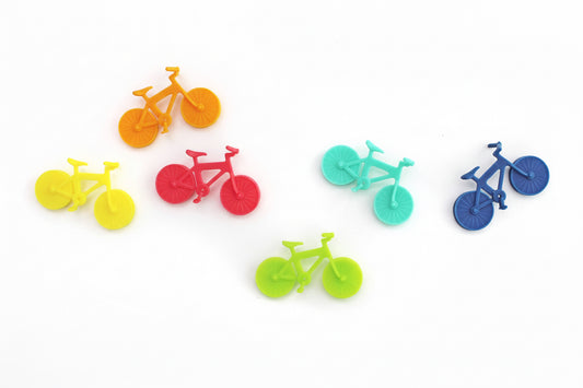 Colorful bicycle glass markers