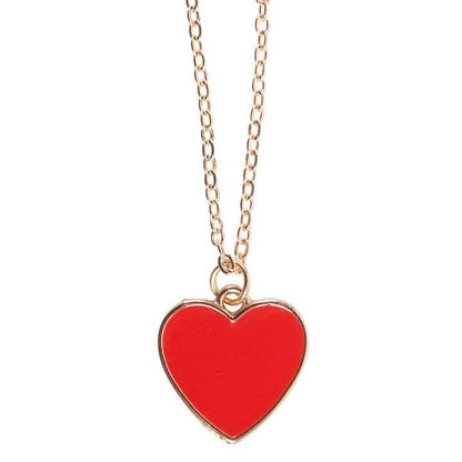 Collier Cœur en Émail Meilleure Amie Carte de Vœux de la Saint-Valentin