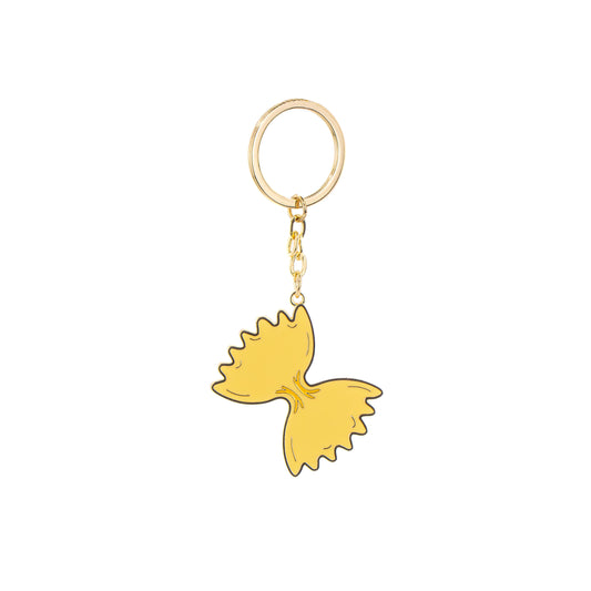 Pasta-shaped keychain