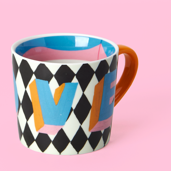 Harlequin Mug "LOVE"