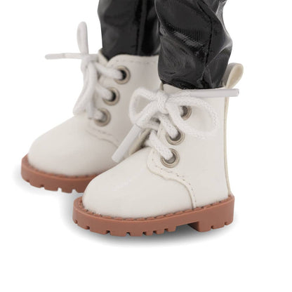 Billie-pop met geruit shirt, 32 cm