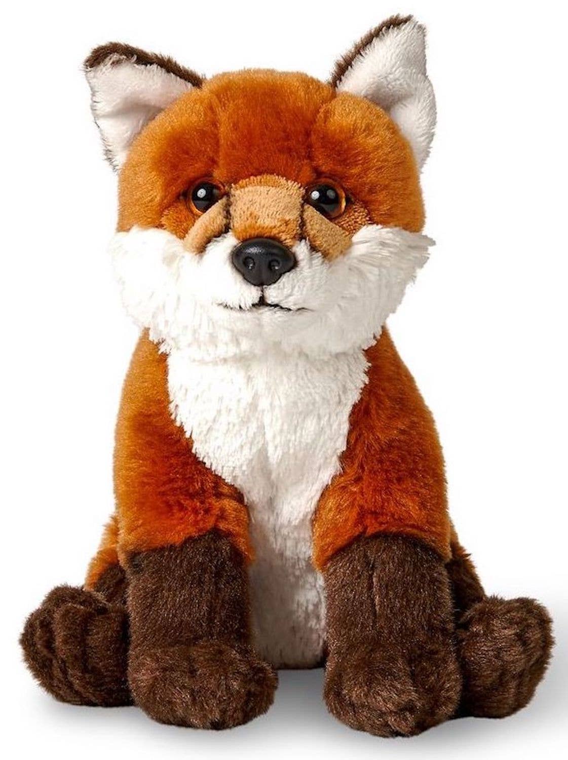 Sitting red fox plush