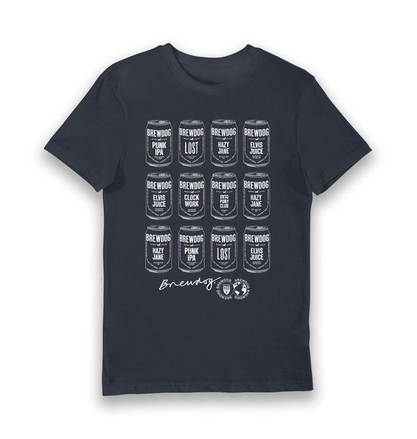 T-shirt adulte BrewDog Outline Cans