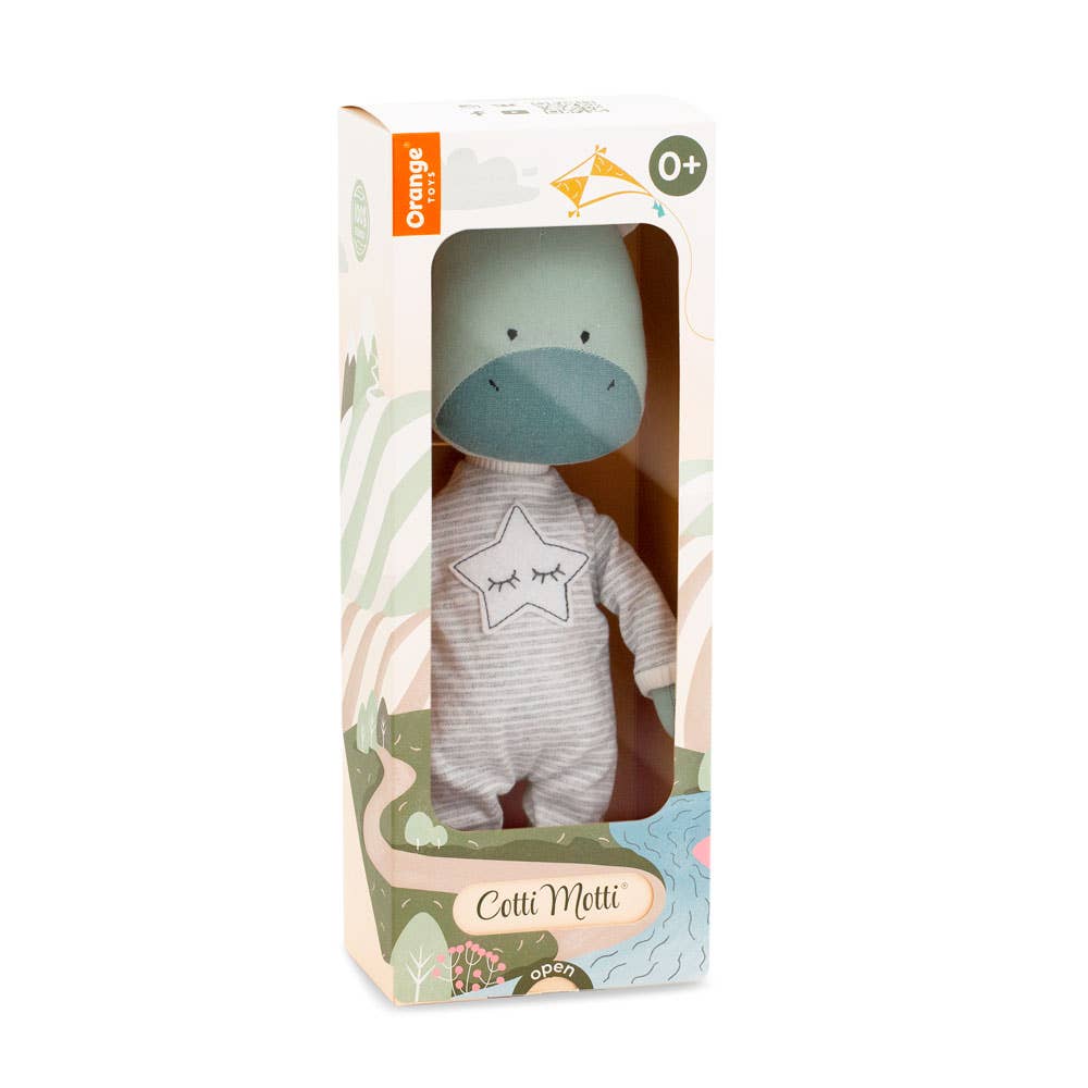 Cotton plush toy, Cotti Motti, Andy the dragon - 29cm - 0+