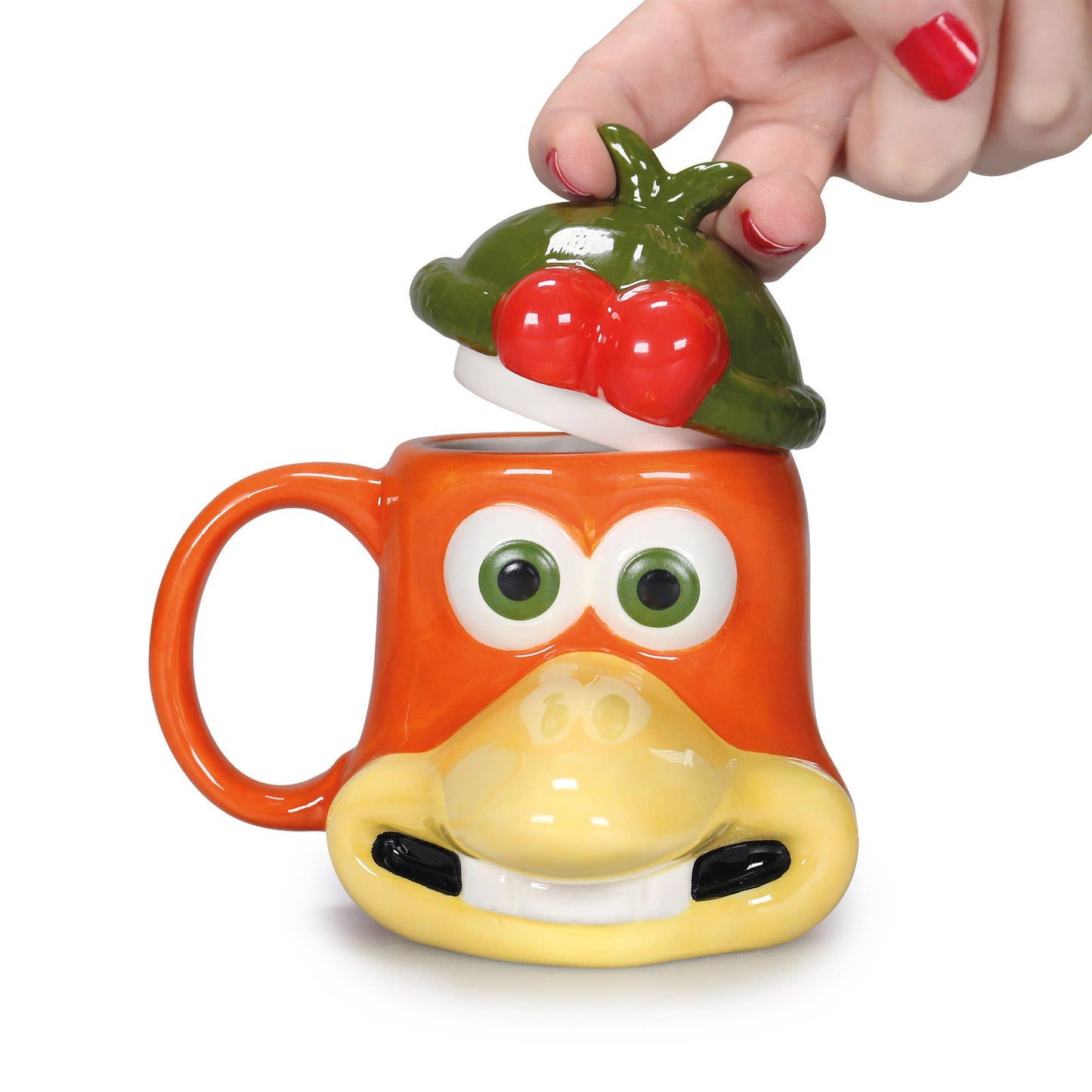 Bekervormig blikje met deksel (300 ml) - Chicken Run (gember)