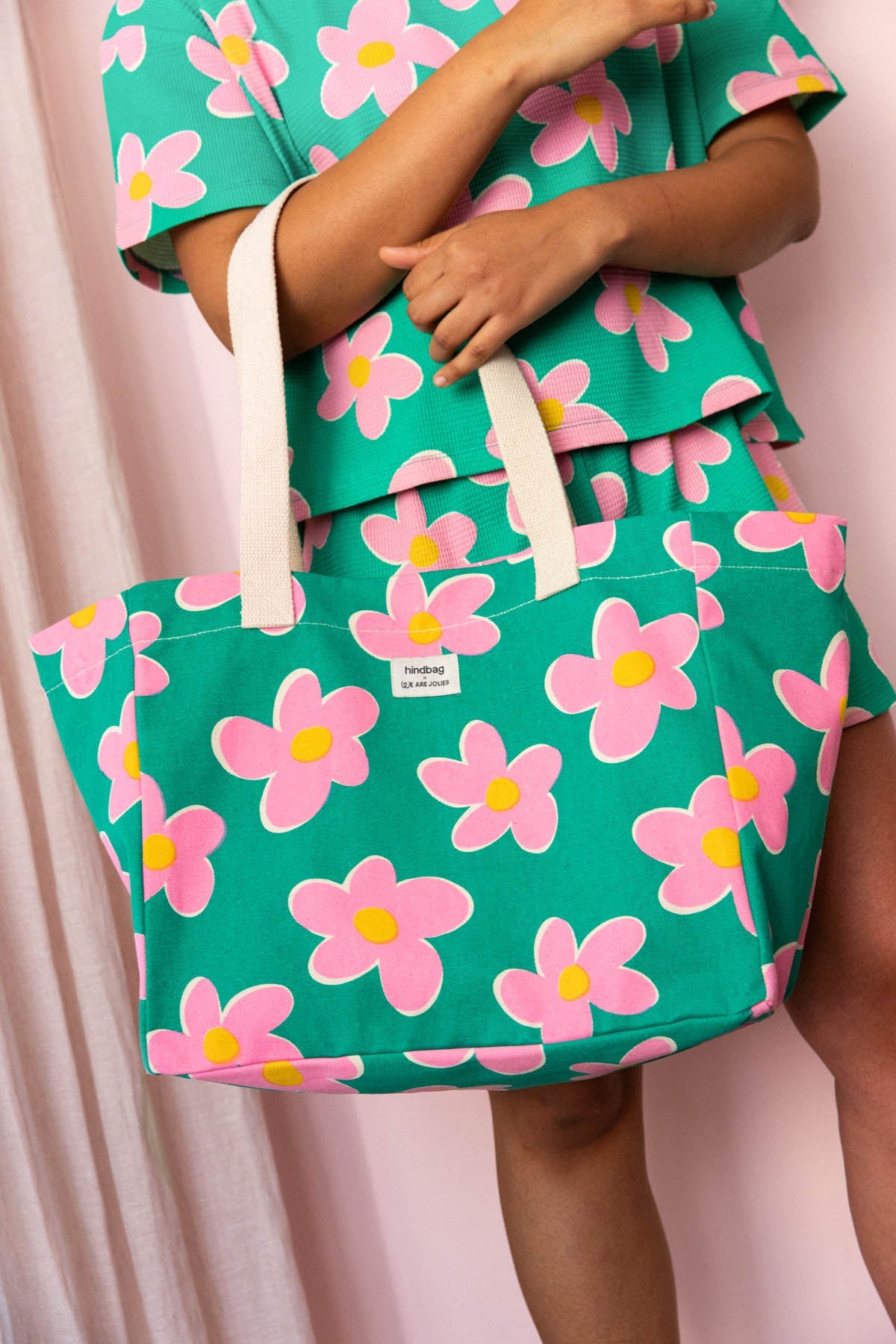 Sac cabas Claude Big Flowers - Hindbag x WAJ