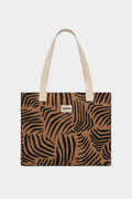 Claude Zebra tote bag cinnamon