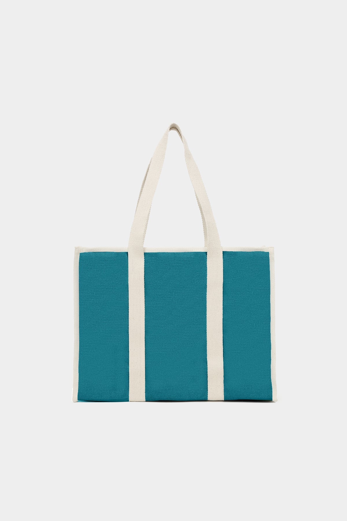 Sac cabas Oscar Bleu paon
