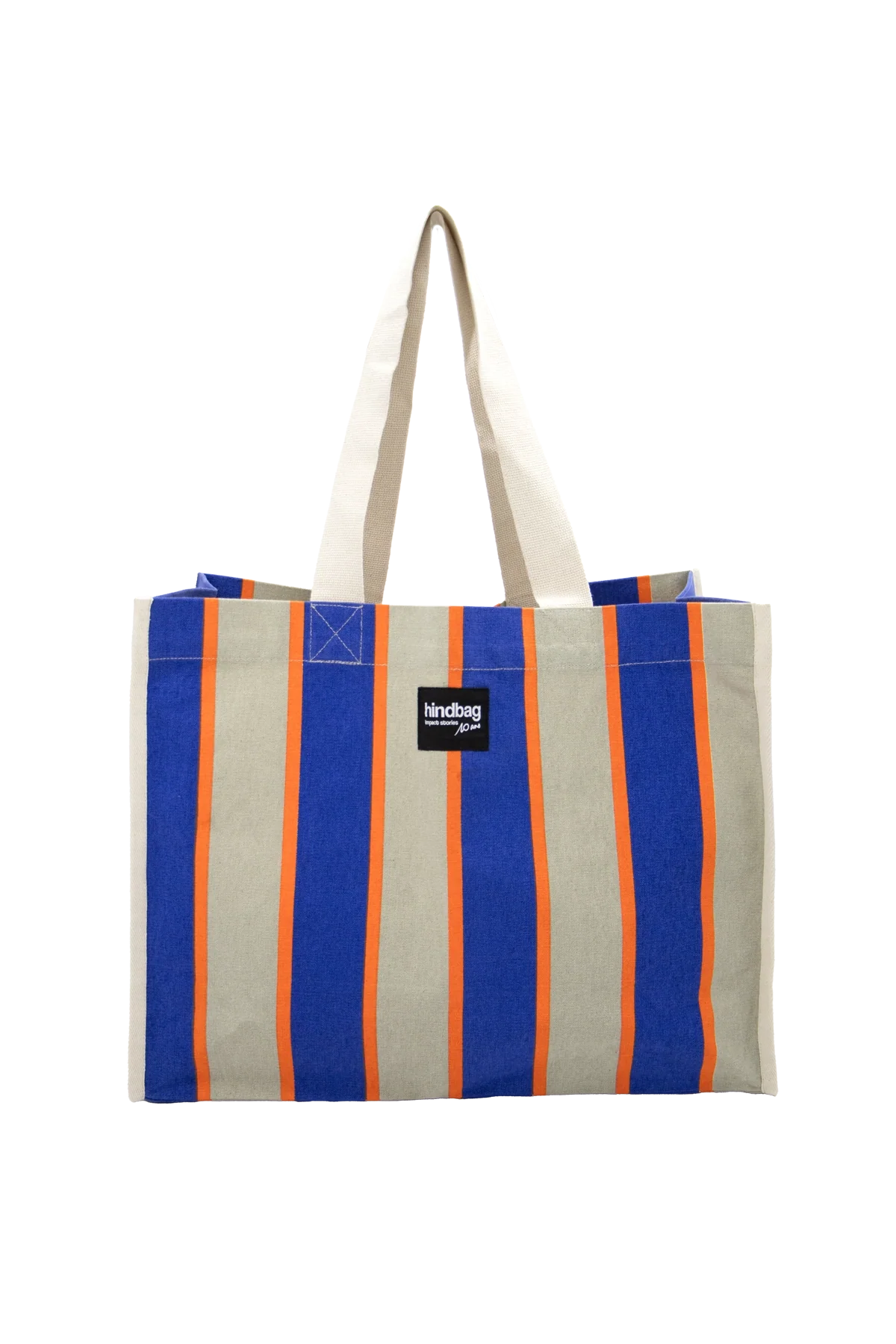 Electric Blue Striped Tote Bag - 10 years