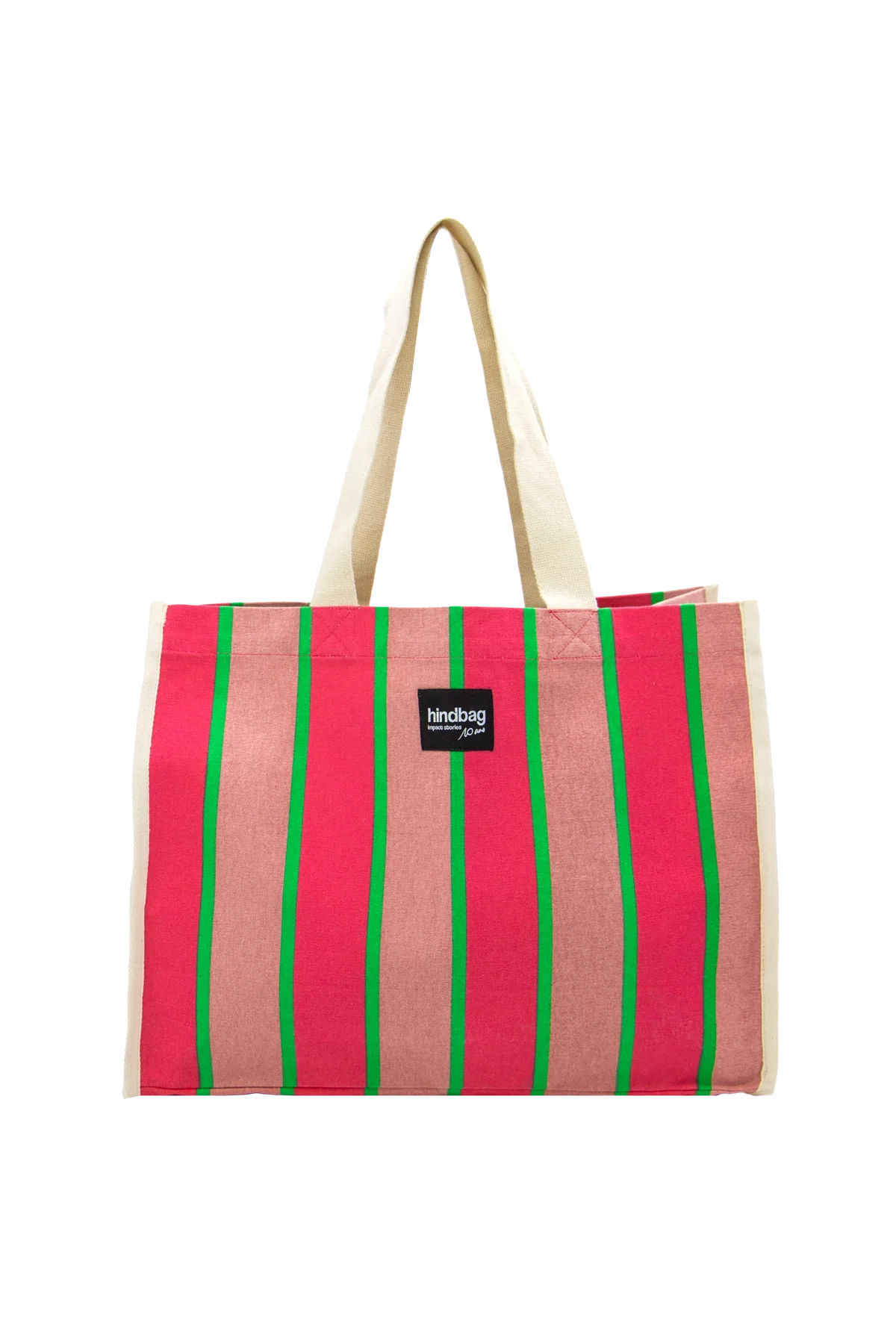 Fuchsia Striped Tote Bag - 10 years